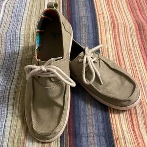 Sanuk canvas loafers